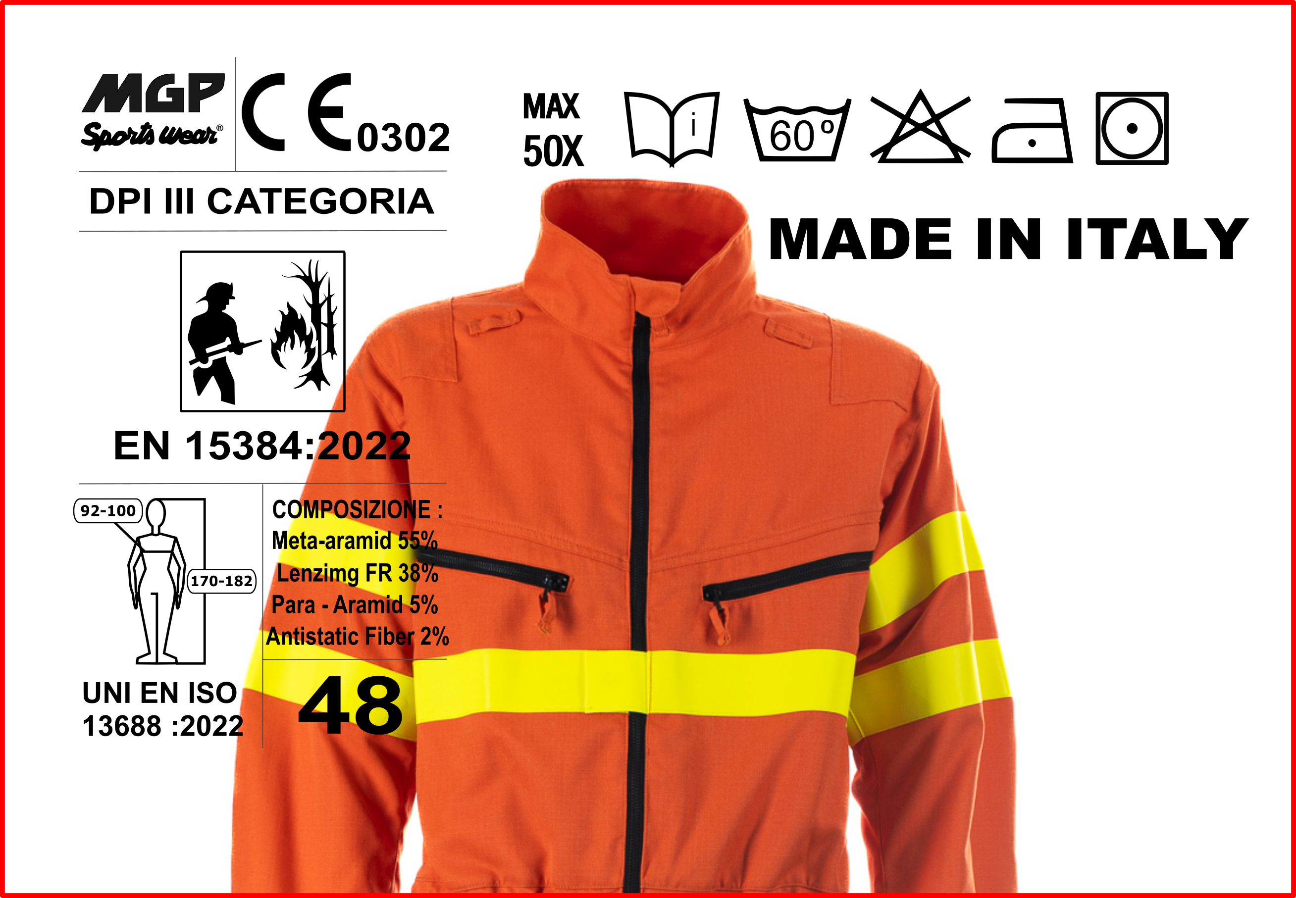 TUTA AIB M750 IL MASSIMO DELLA QUALITA' E DELLA DURATA